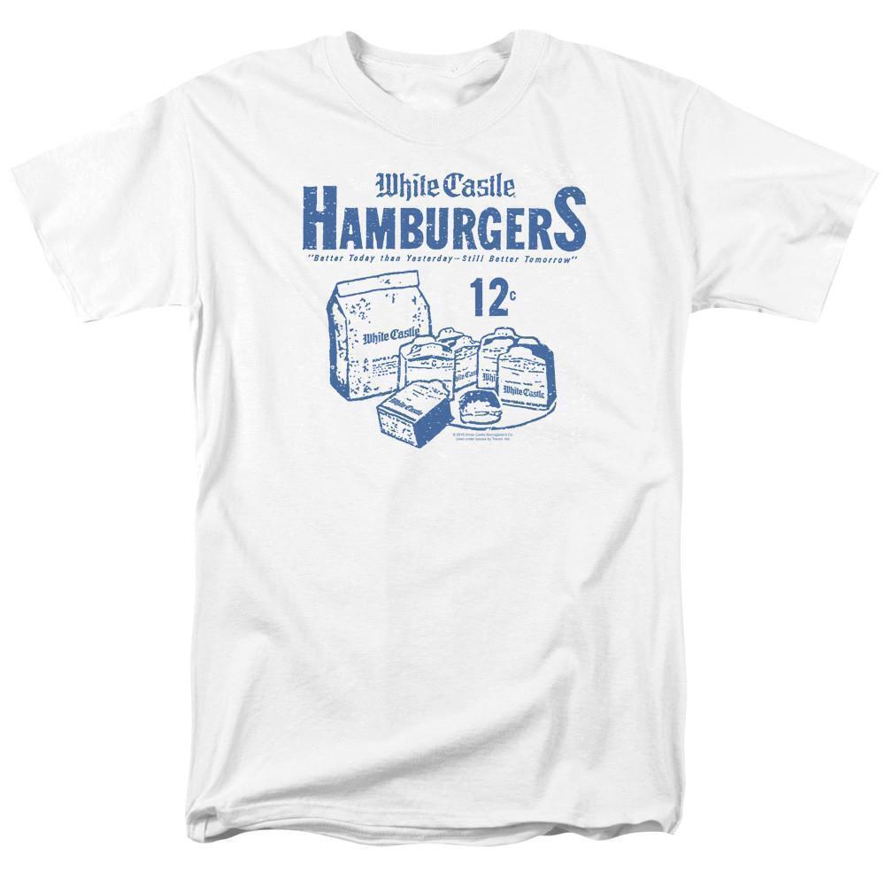 White Castle 12 Cents Adult 181 T Shirt White